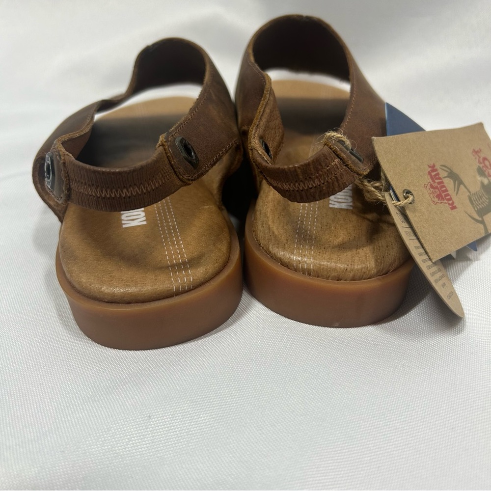 NWT Kodiak | Makena Genuine Leather Brown Sandals Slingback Women’s Size 9.5 - Picture 7 of 12